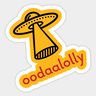 Oodaalolly Abduction Sticker
